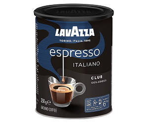 Кава мелена Lavazza Espresso Club 250 з/б Оригінал Італія Лавацца Клаб