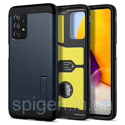 Чехол Spigen для Samsung Galaxy A72 Tough Armor, Metal Slate, фото 1
