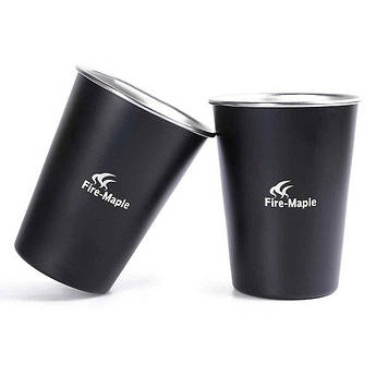 Набір склянок Fire Maple Antarcti cup Black 2 шт.