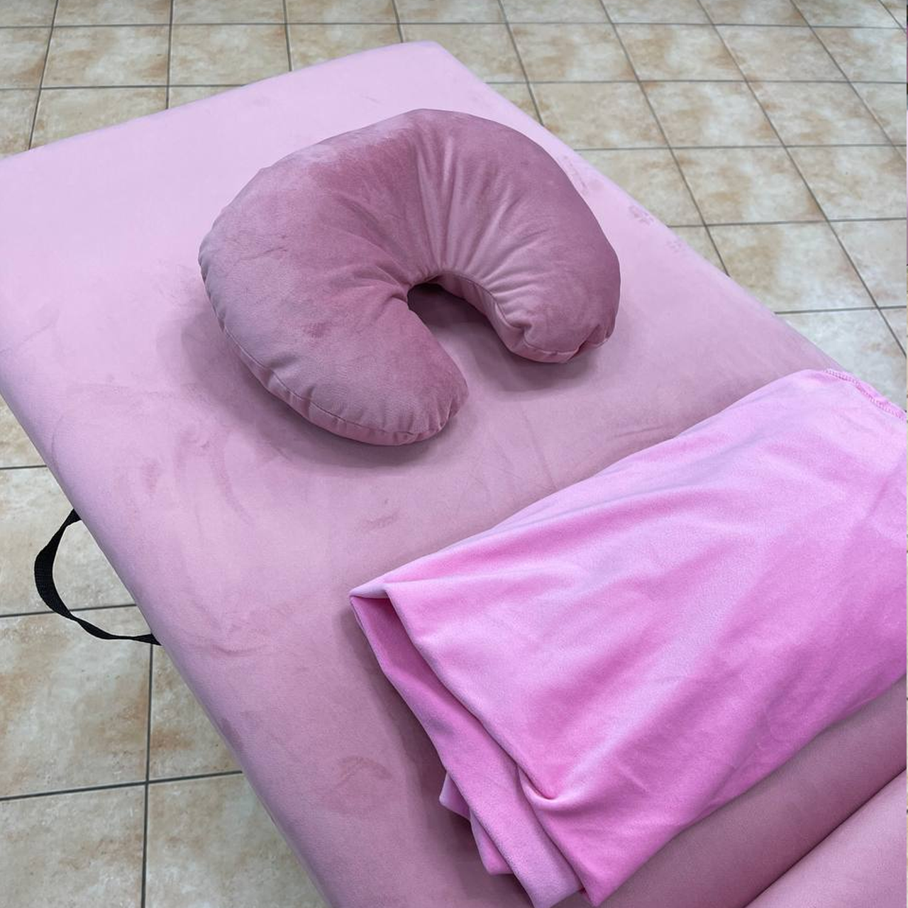 Купить Кушетка переносная для наращивания ресниц, депиляции велюр ...