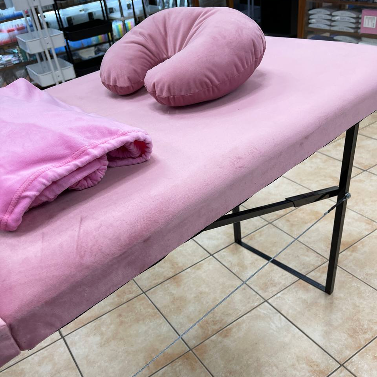 Купить Кушетка переносная для наращивания ресниц, депиляции велюр ...