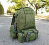 Рюкзак тактичний військовий із підсумками Defense Assembly BACKPACK 50 л мультикам, фото 4