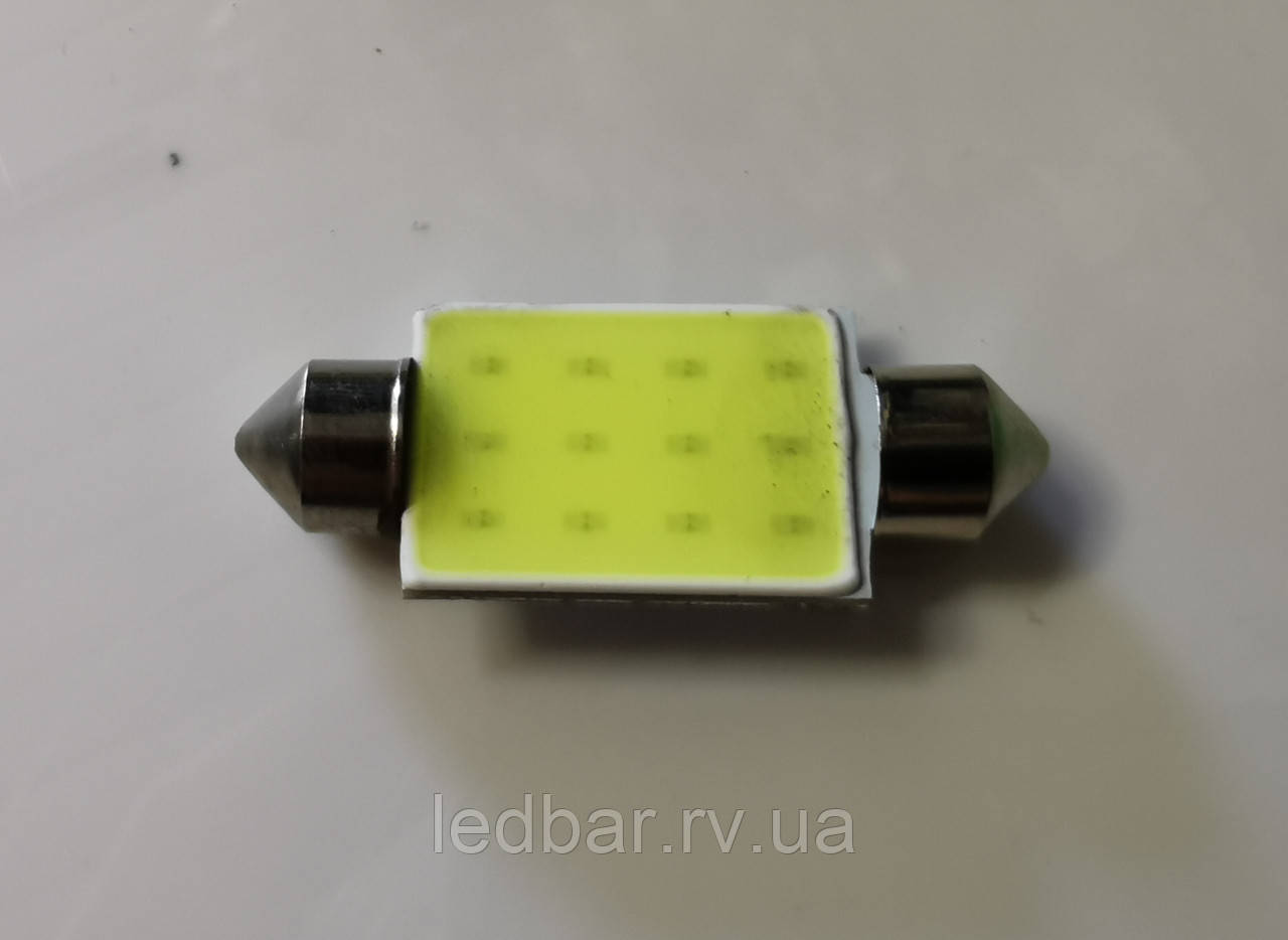 Лампа автомобільна для підсвічування салону C5W 41мм cob
