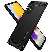 Чехол Samsung Galaxy A72 - Ruged Armor, Matte Black, фото 5