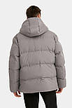 Коротка зимова куртка чоловіча Finn Flare W20-21008-205 темно-сіра 2XL, фото 3