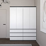 Шафи зі штангою та полицями, комплект з 2 шаф для одягу з 6 шухлядами R9+R16, фото 9