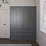 Шафи зі штангою та полицями, комплект з 2 шаф для одягу з 6 шухлядами R9+R16, фото 10