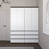 Шафи зі штангою та полицями, комплект з 2 шаф для одягу з 6 шухлядами R9+R16, фото 7