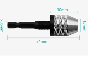 Мініблок шурупокрута 1/4" 0,1-6 мм Whirlpower