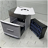 Портативний мінікондиціонер ULTRA AIR COOLER NEW 3x Power настільний кондиціонер із підсвіткою, фото 3