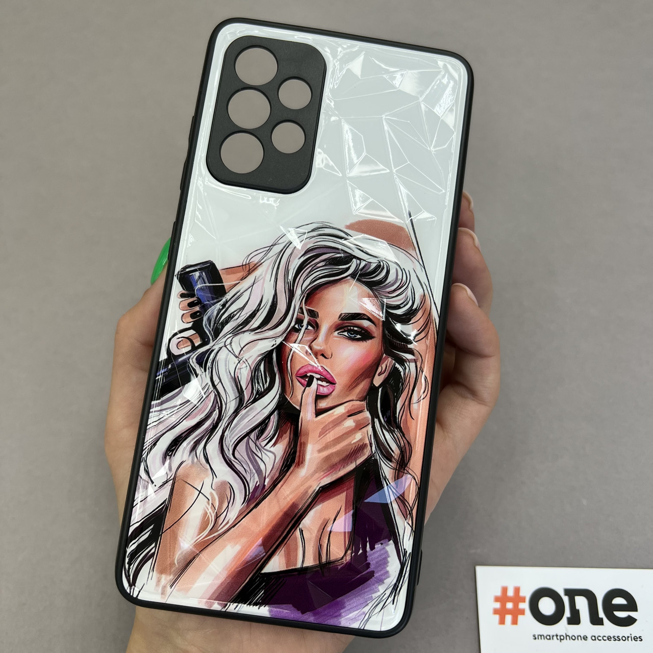 Чохол для Samsung Galaxy A52s Ladies із захистом для камери принтом чохол на телефон самсунг а52с фіолетовий