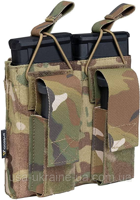 Підсумок тактичний із відкритим верхом для подвійного магазину IDOGEAR, фото 1