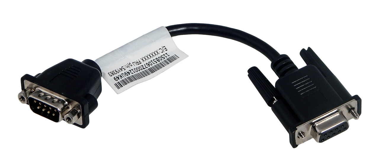Кабель Lenovo 9-pin M to 9-pin F 100mm Serial Data Cable (54Y9383)