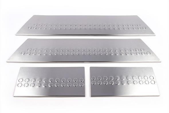 Накладки на внутрішні пороги (нерж) 4 двері, без лого Volkswagen T5+ 2010-2015