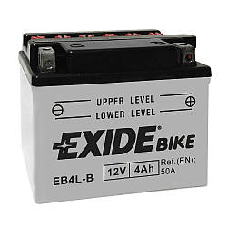 Mото акумулятор Exide 4 ah EB4L-B (сухозаряджений)