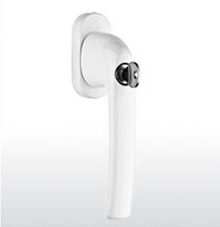 Ручка з ключем GreenteQ для металопластикових вікон біла