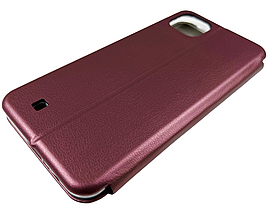 Чохол книжка Elegant для Realme C11 2021 (на реалі ц11 2021) бордовий, фото 4