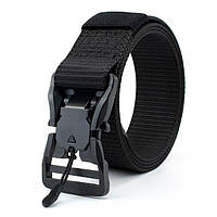 Ремінь тактичний Assault Belt AB-M16 з магнітною пряжкою 125 см Black