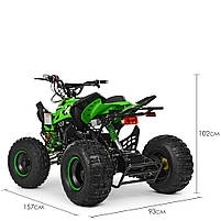 Електроквадроцикл PROFI HB-EATV1500Q2-5 (MP3) (підлітковий, зелений), фото 2