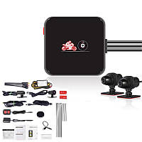 Відеореєстратор для мотоцикла 1080p Wi-Fi VSYS P6L, GPS, ДУ, IP68