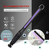 Портативна USB ультрафіолетова бактерицидна лампа УФ стерилізатор, фото 2