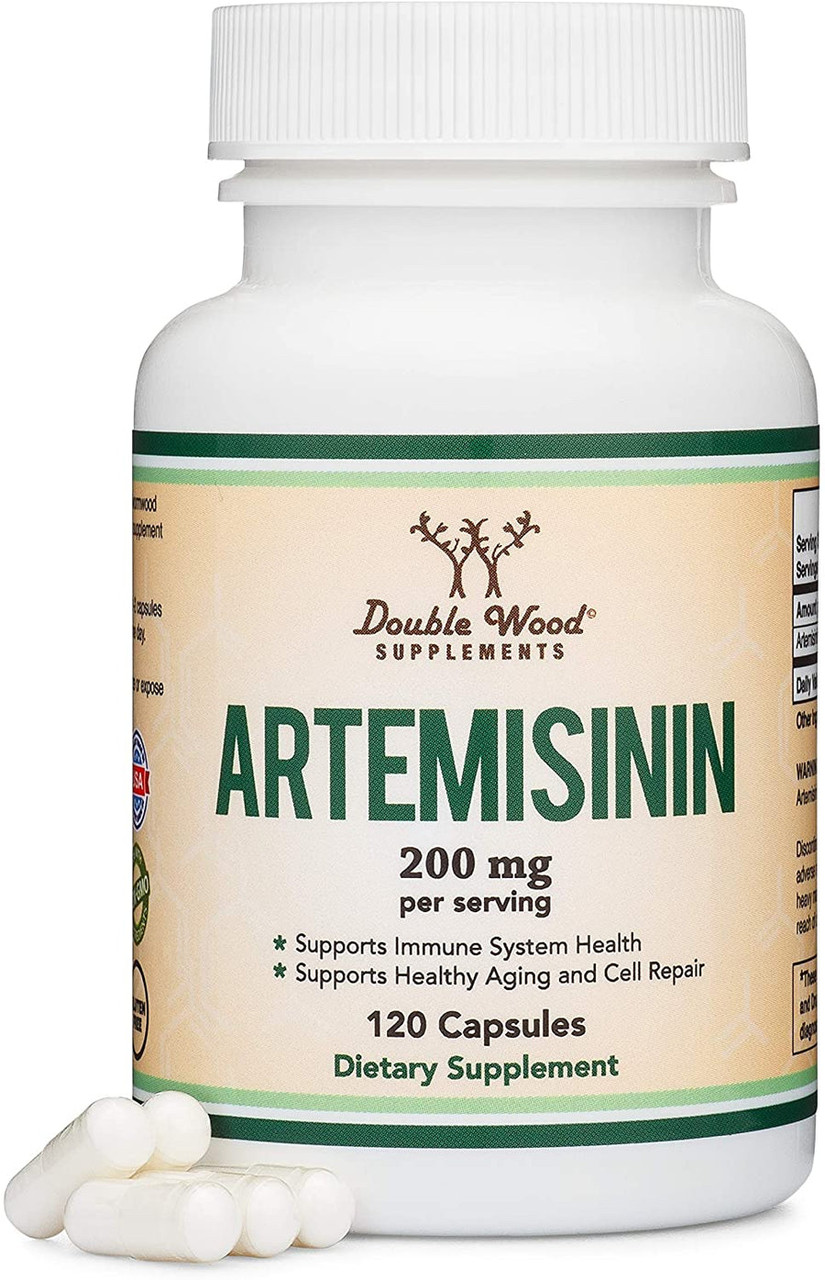 Double Wood Artemisinin/Артемін солодка полин 120 капсул