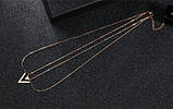 Подвійне кольє з рожевого золота, фото 8