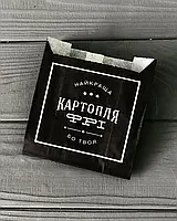 Упаковка для картоплі фрі 120Ф (100-150г) 115х100х40 мм