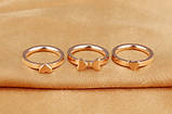 Кільце рожеве золото "Клівер" 8, фото 2
