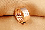 Кільце рожеве золото "Клівер" 8, фото 5