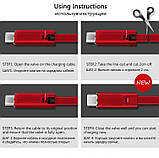 Відновлюваний зарядний кабель для Type-C 1,5 m Reborn, фото 4