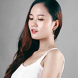 Сережки з перлами Srcoi рожеве золото, фото 7