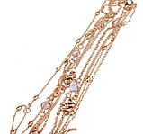 Багатошаровий ланцюжок із підвісками Місяць, фото 4