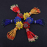 Сережки-пензля з бісеру Zara, фото 7