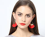 Складні текстильні сережки Bohema, фото 2