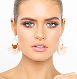 Складні текстильні сережки Bohema, фото 4