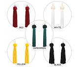 Жіночі довгі сережки-пензля Saint Laurent, фото 2