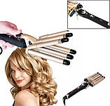 Плойка 5-хвиль Gemei GM-2933, фото 5