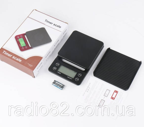 Кухонні ваги з таймером K07, фото 1