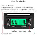 Кухонні ваги з таймером K07, фото 5