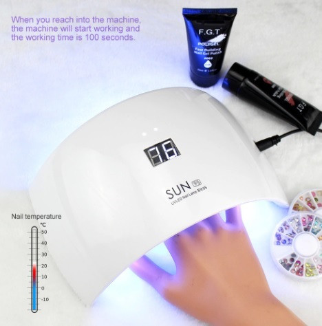 Світлодіодна лампа UV-LED SUN 9S 24W, фото 1