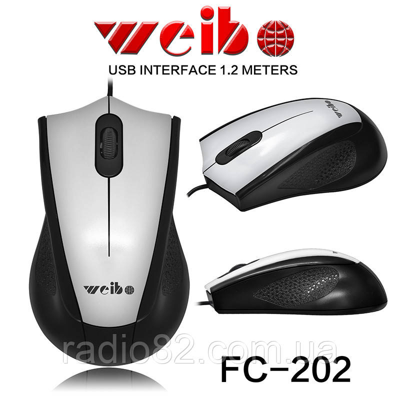 Комп'ютерна миша Weibo FC-202, фото 1