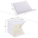 Фотобокс — лайтбокс з LED-підсвіткою для предметного знімання 40 см, фото 4