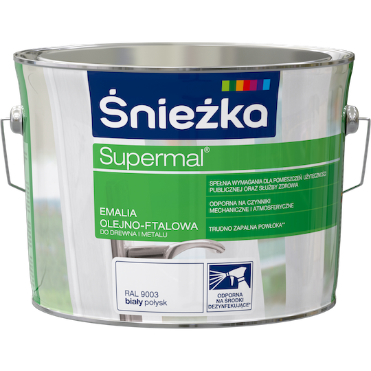 Sniezka Supermal Ol-Ftal. RAL 9003 білий 2.5л, фото 1