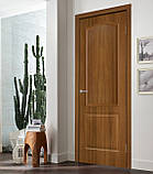 Двері міжкімнатні покриття плівкою ПВХ Класика ПГ вільха європейська, фото 2