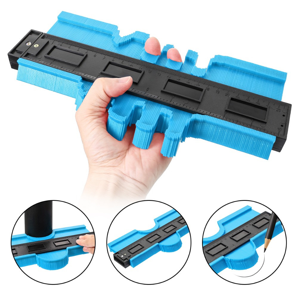 Вимірювальний інструмент, контурний манометр Wolfcraft Contour Gauge 250 мм., фото 1