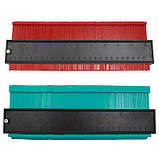 Вимірювальний інструмент, контурний манометр Wolfcraft Contour Gauge 250 мм., фото 3