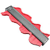 Вимірювальний інструмент, контурний манометр Wolfcraft Contour Gauge 250 мм., фото 5