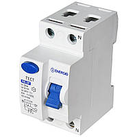Пристрої захисного відключення (ПЗВ) ENERGIO RE 2P 25А 30мА тип AC 70252