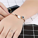 Браслет Чорно-білий конюшина, фото 5